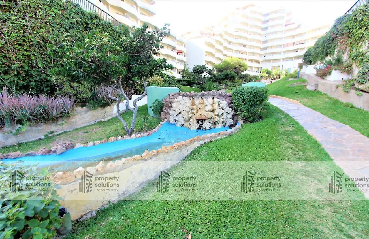 公寓 812 Benalbeach. 1ºlinea De Playa. Vistas A La Piscina Y La Montana. 贝纳尔马德纳