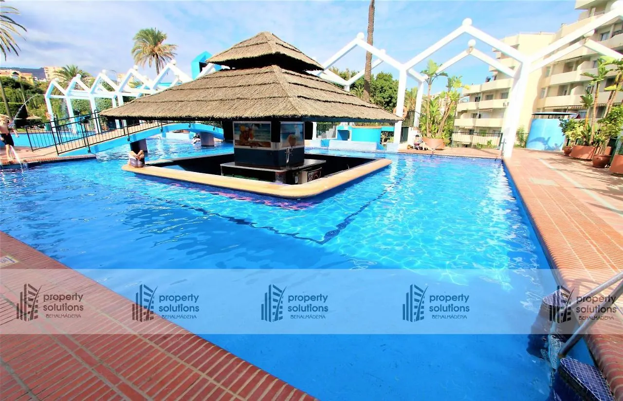 812 Benalbeach. 1ºlinea De Playa. Vistas A La Piscina Y La Montana. 贝纳尔马德纳 西班牙